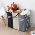 thumbnail image 4 of Laundry Cloth Hamper Sorter Basket, Heavy Duty Laundry Hamper Sturdy Handles Collapsible  For Toys, 4 of 8