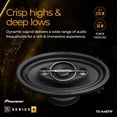 thumbnail image 4 of Altavoces para coche Pioneer TS-A4671F, coaxiales de 4 vías, 210 W, 4 of 7