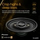 thumbnail image 4 of Altavoces para coche Pioneer TS-A4671F, coaxiales de 4 vías, 210 W, 4 of 7