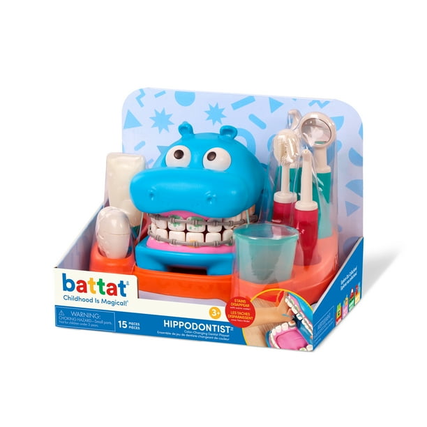 Battat Hippodontist Dentist Play Set for Preschool Classroom Fun