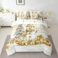 thumbnail image 2 of Castle Fairy 7-Piece Snowman Tree King Bedding Comforter Set, 2 of 8