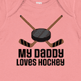thumbnail image 4 of Inktastic Daddy Loves Hockey Sports Boys or Girls Baby Bodysuit, 4 of 5