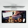 thumbnail image 4 of Spooky Halloween Night Witch Goldendoodle Glowing Pumpkins Desk Mat Full Keyboard Mouse Pad Doodle Dog Lover Gifts Idea Large Mousepad - 12015, 4 of 5