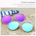 thumbnail image 3 of Lunettes Rétro Classiques de Voyage en Plein Air Monture de Lunettes de Soleil en Métal Lunettes de Soleil Femmes Hommes, 3 of 7