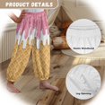 thumbnail image 6 of DISNIMO Ice Cream Bloomer Harem Pants for Girls Size 13-16 Girls Pants Loose Fit Harem Bloomers for Girls Baggy Pants Kids Girls Sweatpants Soft Beach Pants for Girls Jogger Pants High Waisted, 6 of 7