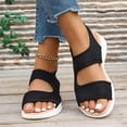thumbnail image 2 of (2-Pack) Rinsvye Womens Summer Cloth Breathable Toe Open Comfortable Thick Sole Shoes Women Clothing Summer, 2 of 9