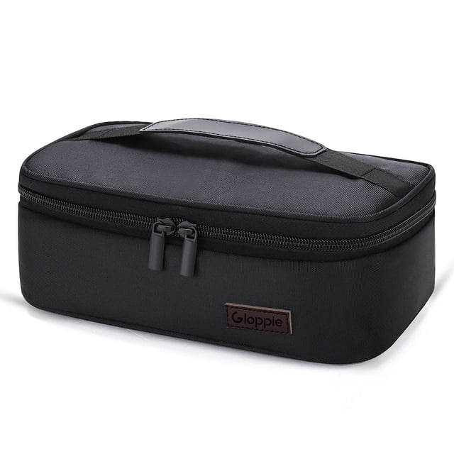 Gloppie Bolsa de almuerzo pequeña para hombres y mujeres, lonchera aislada, mini lonchera para niños, bolsa de almuerzo para adultos, bolsas refrigeradoras portátiles, bolsa reutilizable para refriger