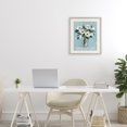 thumbnail image 3 of Stupell Industries Traditional Magnolia Blossoms on Blue Birch Framed Print Under Glass, 13 x 16, by Janet Tava, 3 of 8