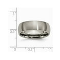 thumbnail image 2 of Mens Chisel 7mm Comfort Fit Brushed Titanium Wedding Band Ring, 2 of 6