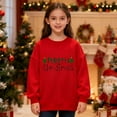 thumbnail image 2 of Big Kids' Christmas Sweatshirt Boys Girls Merry Christmas Tree Printed Crew Neck Pullover Long Sleeve Top, Festive Wear 2-14Y, 2 of 6