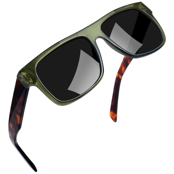 Gafas de sol Joopin Acetate Square Polarized para Hombre Verde