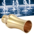 thumbnail image 2 of Heyiarbeit Brass Fountain Nozzle - G1/2 X G3/4 Bell Jet Water Spray For Ponds & Fountains 2 of 12
