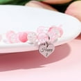 thumbnail image 6 of Birthday Bracelets Gifts for 1 2 3 4 5 6 7 8 Year Old Girls, Pink and white crystals Heart Charms Bracelets, Birthday Gifts for Girls Daughter Granddaughter Niece, 6 of 7