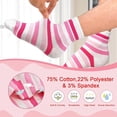 thumbnail image 2 of Baby Toddlers Girls Socks, 12 Pairs Non Slip Kids Grips Toddler Grippy Girl House Socks with Grippers for 0-7 Years, 2 of 5