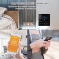 thumbnail image 3 of Mistaha Smart Intelligent Thermostat Temperature Controller for Electric Underground Heating Equipment LCD Display Touch Button, 3 of 8