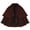 Coffee, variant on JOANKDMI Steampunk Gothic Short Cloak Men Vampire Capelet Dark Sorcerer with Lace Up Front and Stand Collar for Haunting Role Play Themed Halloween Apparel