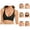 Black, variant on Wireless Push Up Bras for Women Seamless No Underwire Back Fat Support Comfort Soft Bralettes Everyday Bra