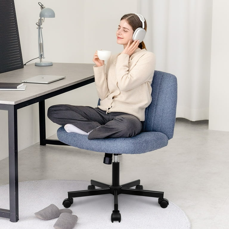 Orange Factory Armless Office Chair, Modern Upholstered Desk Chair - Main Image