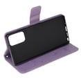 thumbnail image 3 of Allytech Note 20 Case, Galaxy Note 20 Cover, PU Leather Folding Stand Butterfly Embossed Credit Cards Slots Magnetic Closure Shockproof Anti-scratch TPU Cover for Samsung Galaxy Note 20, Lightpurple, 3 of 4