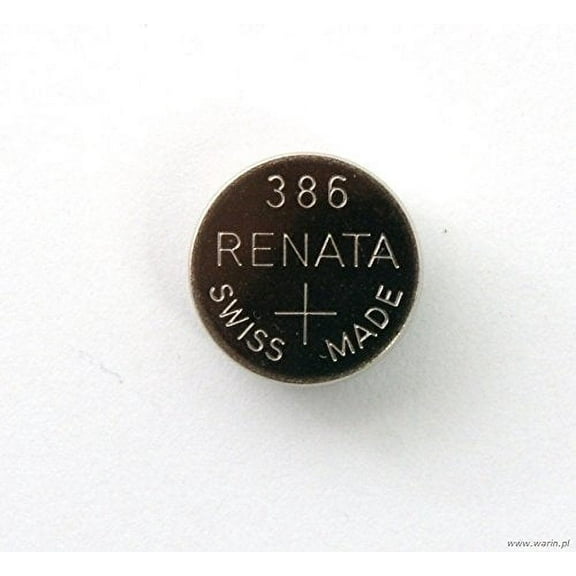 1 x Renata 386 Swiss Made Lithium Coin Cell Battery SR43W
