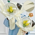 thumbnail image 4 of 20 sheets Flower Wrapping Paper Floral Bouquet Gift Packaging Supplies, 4 of 5