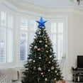 thumbnail image 3 of Under $10 Five Pointed Star Tree Topper, Blue Blue Christmas Tree Decoration, Five-Pointed Star Tree Topper – Festive Christmas Tree Decoration in Classic Blue, 3 of 3