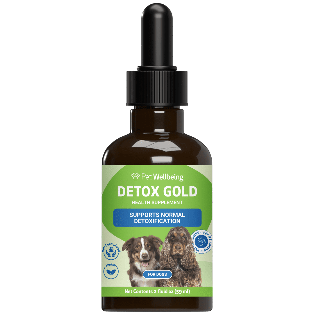 Pet Wellbeing Natural Body Detox for Dogs - Life Gold 2oz (59 ml)