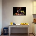 thumbnail image 3 of ZHONGYUTONG Wine Canvas Wall Art Kitchen Red Wine Picture Wall Decor Dining Room Painting Print Framed (20.00" x 30.00"), 3 of 5