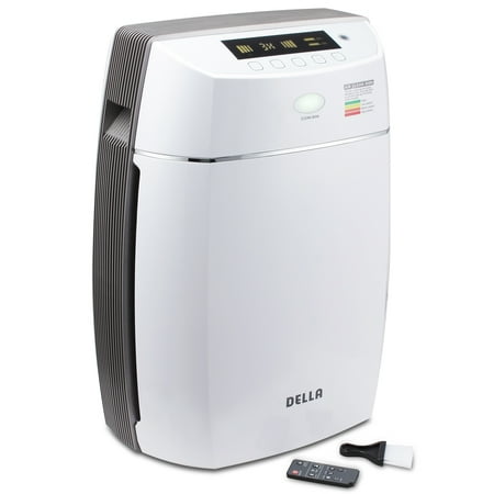 Della HEPA Air Purifier Ionic UV Plasma System Cleaning Clean Ionic Remove Odor Allergies Remote, (Best Air Cleaning System)
