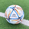 thumbnail image 2 of Balón de fútbol de tamaño estándar 4/5 para niños, para interior y exterior, para partidos de liga de adultos, de PU, resistente al desgaste, antideslizante, 2 of 4