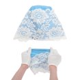 thumbnail image 5 of Unique Bargains 1 Pc Breathable Lace Swimming Cap Lake Blue, 5 of 6