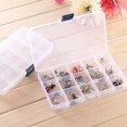 thumbnail image 3 of 4 Pieces Gift Plastic Compartment Box 15 Grids Storage Grids With, 3 of 5