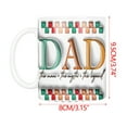 thumbnail image 2 of Dvkptbk Mug Inflated World's Ever Mug 11oz Warp Sublimation Design, The Man The The Mug Kitchen Gadgets, 2 of 6