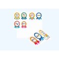 thumbnail image 1 of czcpp-Large Stickers for Kids Reward, 2 Rolls Incentive Teacher Award Ribbon Stickers with 6 Badge Designs Teacher Supplies for Classroom Motivational Tags for Students, Badge Stickers, 1 of 4