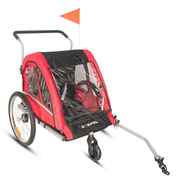 Remolque Carriola Carrito Bicicleta Para Niños Rojo Gospel