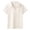 Beige, variant on GobdXE Solid V Neck Collared Short Sleeve Polo Shirt Unisex Kids Back to School Uniform Basic Casual Pullover Tops for Toddler Little Big Boys Girls 5-6 Years,Beige