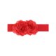 thumbnail image 1 of Cinturón Elástico Ancho de Doble Flor Grande INSPIRE CHIC para Mujeres, Cinturones de Cintura Chunky para Vestir Hasta 75cm/29.53" Rojo, 1 of 6