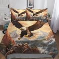 thumbnail image 1 of Eagle 3D PrintedUSA Funda de edredón Funda nórdica Juego de cama Fundas de edredón 3, 1 of 7