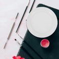 thumbnail image 3 of MasteelfCA 5pcs Plate Ink Dish Paint Plate Stationery Imitation Ceramic Painting Art Tray, 3 of 7