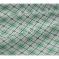 thumbnail image 5 of oneOone Viscose Jersey Mint Green Fabric Argyle Check Craft Projects Decor Fabric Printed By The Yard 60 Inches Wide, 5 of 5