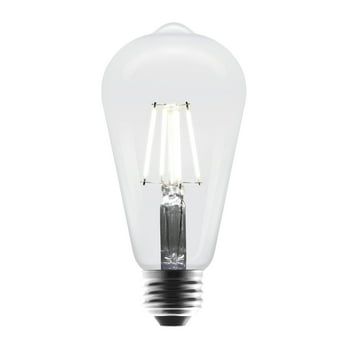 Better Homes & Gardens LED Vintage Style Light Bulb, ST19 40 Watts Daylight Classic Filament, Medium Base, Dimmable - 2 Pk