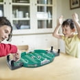 thumbnail image 4 of Tabletop Football Board Game Football Field Toy Two Person Interactive Catapult Game With 2 Balls Family Fun, 4 of 9
