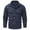 Blue, variant on Men's Flannel Shirts Long Sleeve Plaid Brushed Casual Western Cowboy Pearl Snap Shirt Checkered Work Shirts for Men