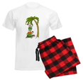 thumbnail image 6 of CafePress - Hawaiian Christmas Turtles Men's Dark Pajamas - Men's Light Loose Fit Cotton Pajama Set, 6 of 7