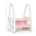 thumbnail image 3 of Kadyn Kids Kitchen Step Stool, Toddler Kitchen Stool Helper, Kids Step Stool Learning Helper with Armrest for Kitchen Toilet Potty Training-Pink, 3 of 7