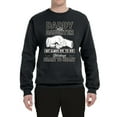 thumbnail image 2 of Wild Bobby,Daddy and Daughter Always Heart to Heart Daddys Girl Father Gift, Father's Day, Unisex Crewneck Graphic Sweatshirt, Black, Small, 2 of 3