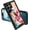 Bird Flower, variant on for Samsung Galaxy S23 Ultra Case,Dual Layer Hybrid Heavy Duty Rugged Shockproof Hard PC + Soft Silicone Protective Cover Phone Case for Galaxy S23 Ultra,White Wolf