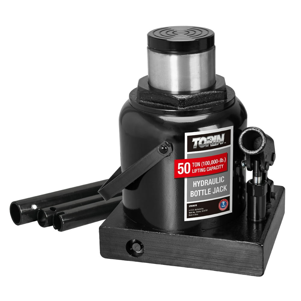 Black Jack Torin Hydraulic Bottle Jack, 50 Ton Capacity