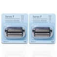 thumbnail interactive-video image 1 of Replacement Shaver Head For Braun Series 7 790cc – 70S Foil & Cutter, Silver 1 of 2