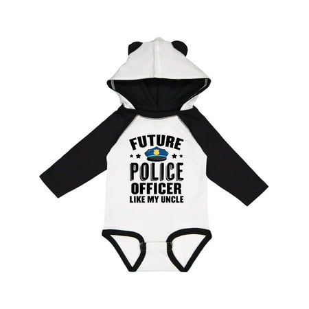 

Inktastic Future Police Officer Like My Uncle Gift Baby Boy or Baby Girl Long Sleeve Bodysuit